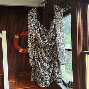 ASTR the label long sleeve mini dress